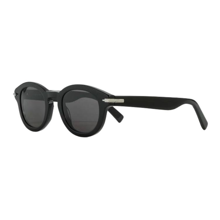 DIOR Acetate Round Sunglasses Men's Black