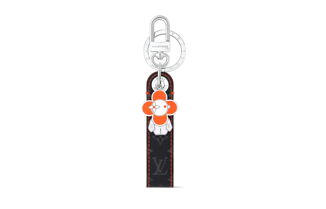 LOUIS VUITTON Vivienne Dragonne Key Holder And Bag Charm
