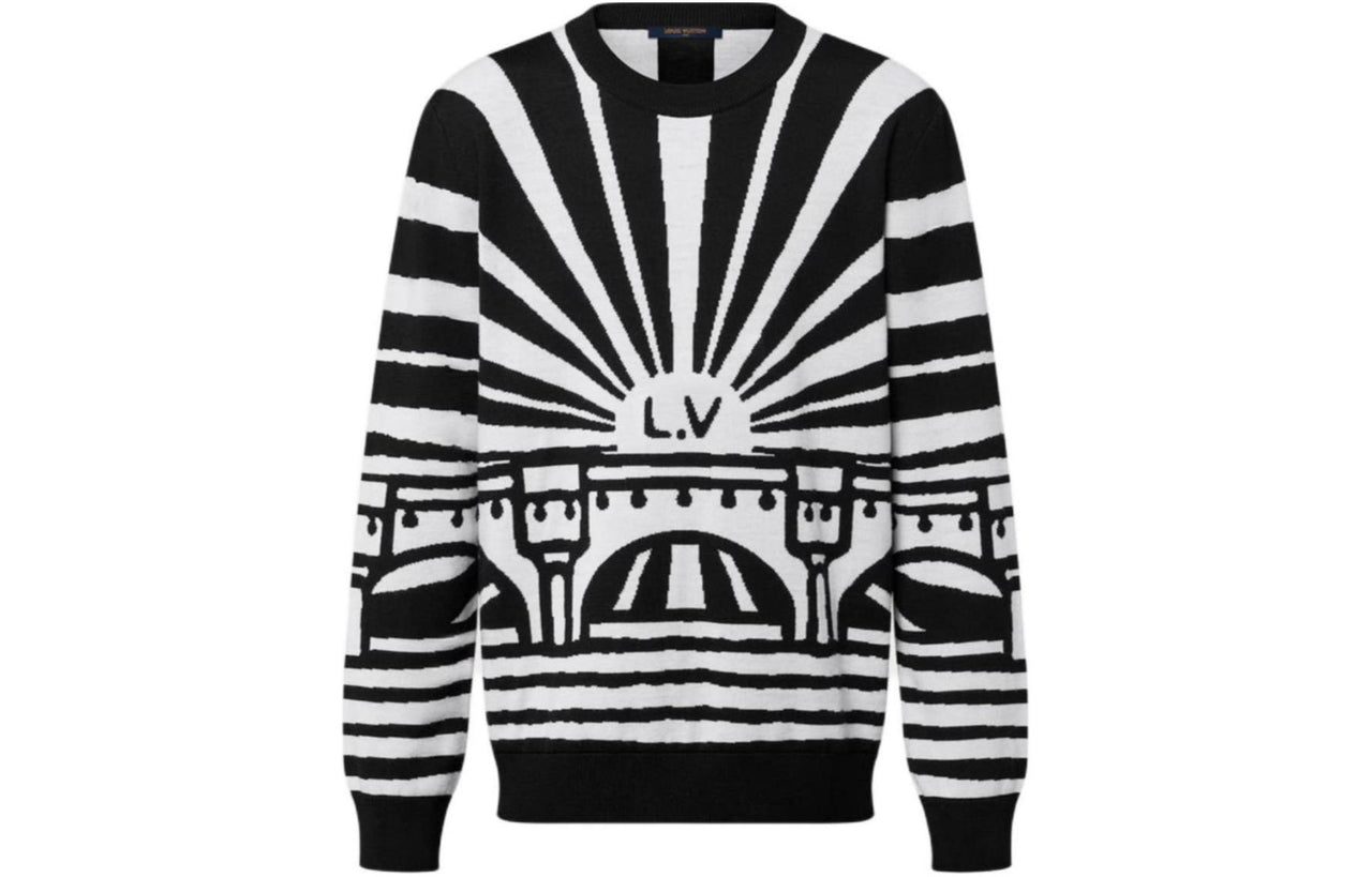 LOUIS VUITTON SS24 Sweater Men's Black