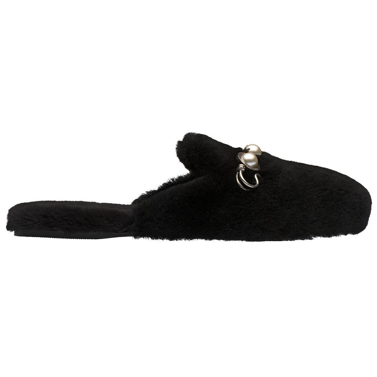 MIU MIU Wrap-toe Slippers Women's Black
