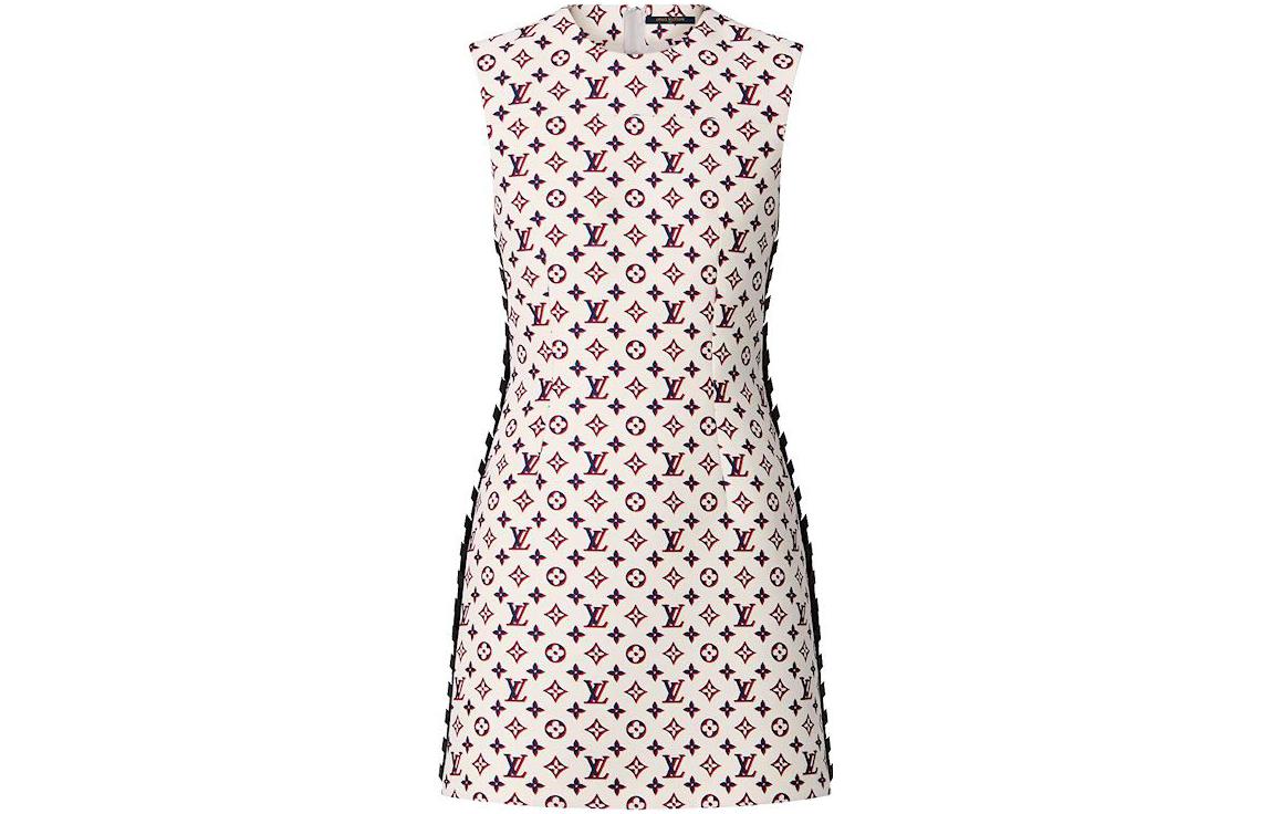 LOUIS VUITTON Sleeveless Dress Women's Pink