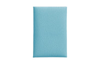 HERMES Calvi Mysore Goat Skin Card Holder Women's U2 Bleu Zephyr And Breeze Blue
