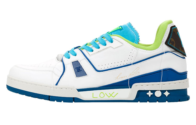 LOUIS VUITTON Trainers 'White Blue Green For Ghana'
