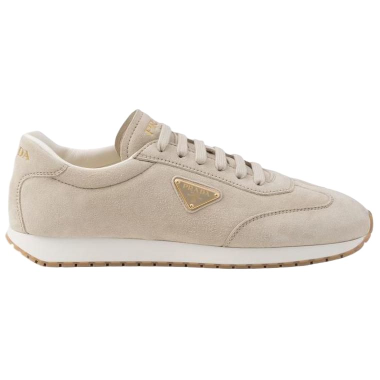 PRADA Low Top Casual Shoes Men's Khaki