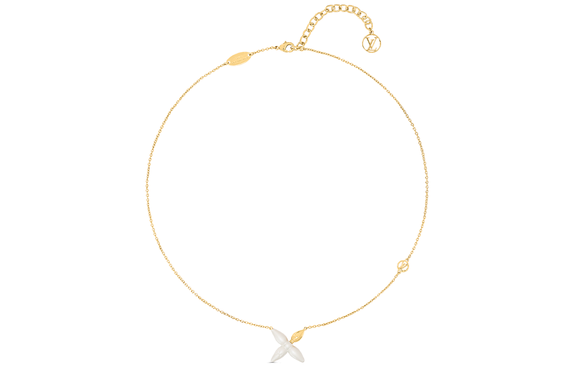 LOUIS VUITTON Louisette Necklaces Women's Gold
