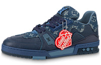 LOUIS VUITTON X Nigo Lv Trainers 'Blue Denim'