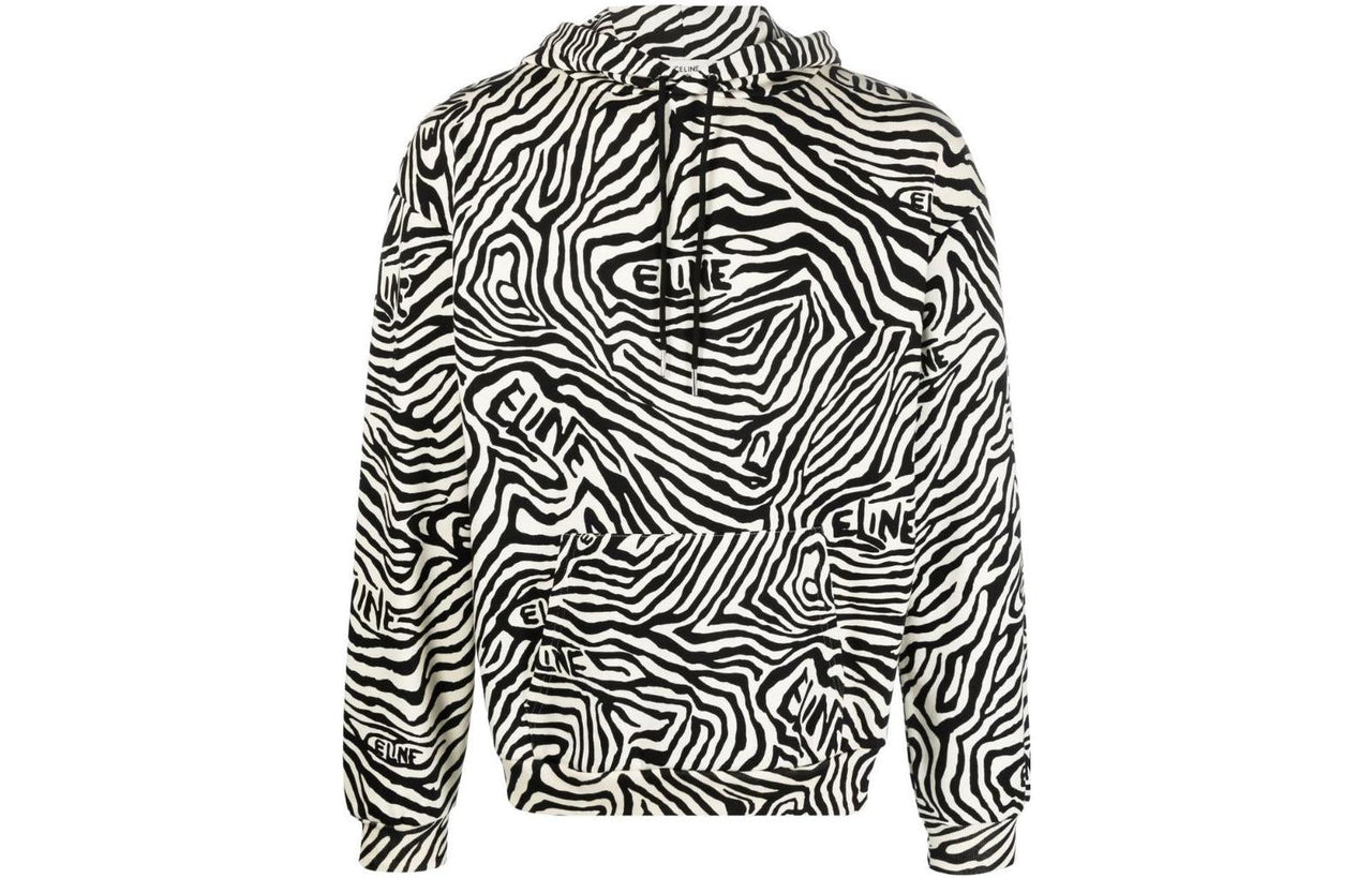CELINE Graphic Printed Drawstring Hoodie