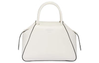 PRADA Leather Shoulder Bag Crossbody Bag Handbag Small Size Women's White