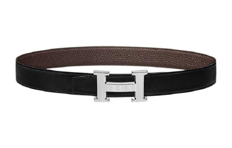 HERMES Epsom Calfskin Belt Leather Belts Unisex Width: 3.2cm