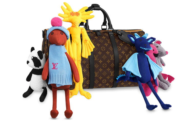 LOUIS VUITTON Keepall Leather Monkey Bag, Handbag, Shoulder Bag, Crossbody Bag, Travel Bag Men's
