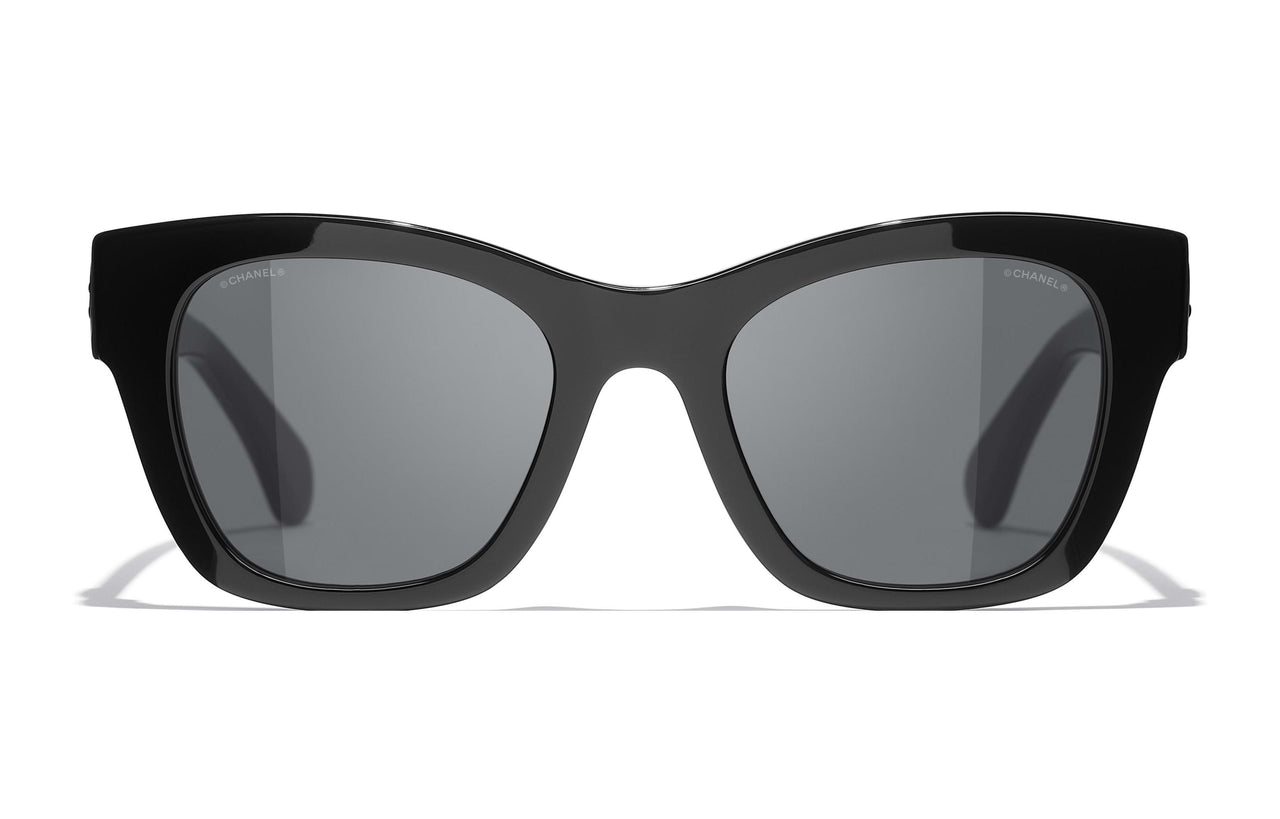 CHANEL Sunglasses Unisex Black