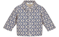 DIOR Infant And Toddler Coat Blue Infant And Toddler