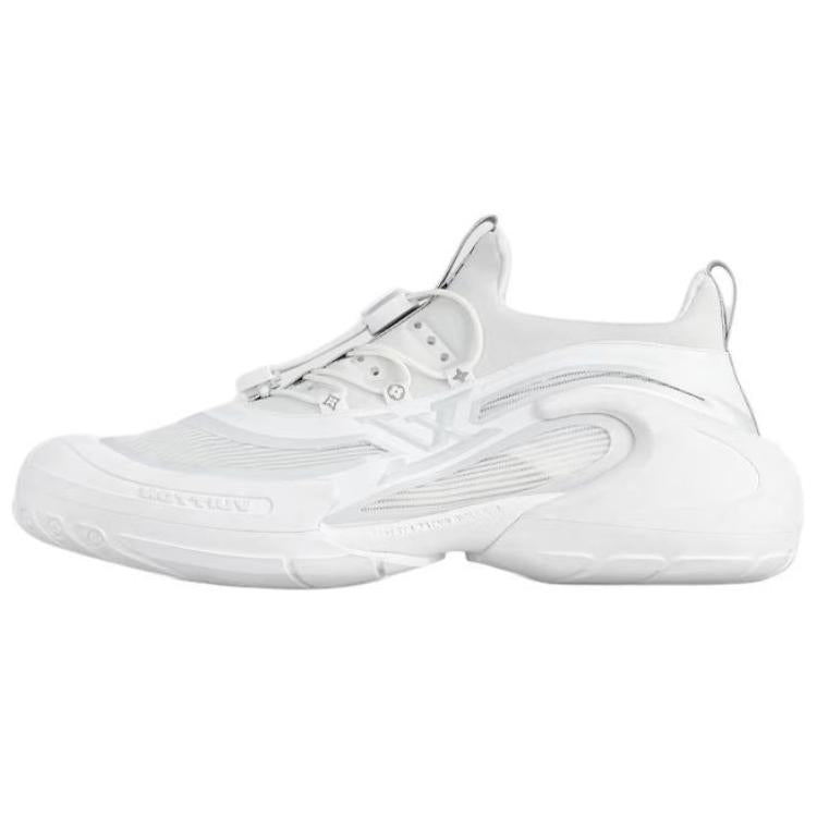 LOUIS VUITTON Low Top Casual Shoes Men's White