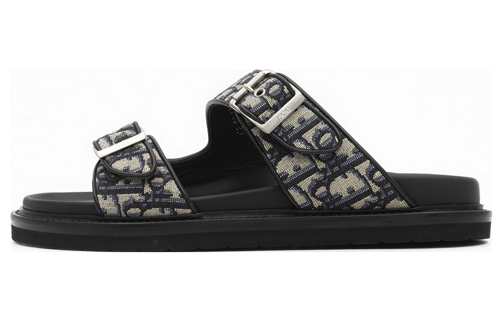 DIOR Aqua Slide Slippers Men's Black