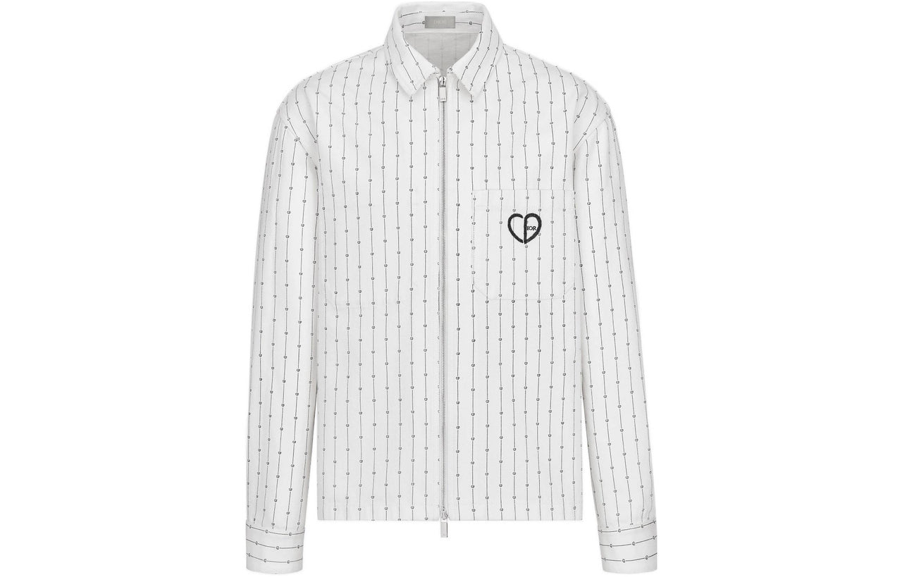 DIOR SS22 Denim Jacket Men's White