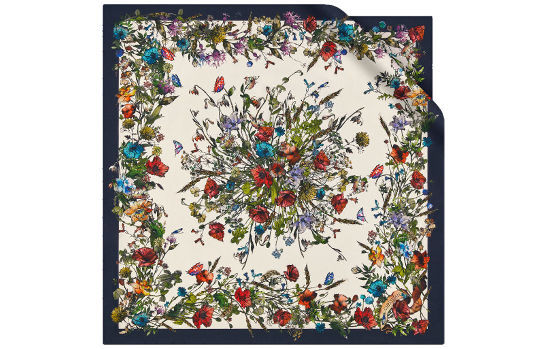 DIOR Silk Scarves Women's Multicolor