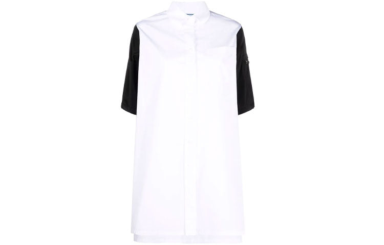 PRADA FW21 Short-Sleeved Dresses Women's White
