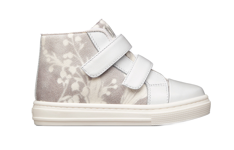 DIOR B23 Slip-Resistant High-Top Toddler Shoes Light Gray Infant And Toddler