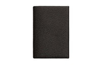 HERMES Mysore Goat Skin Card Holder Regular Women's Black