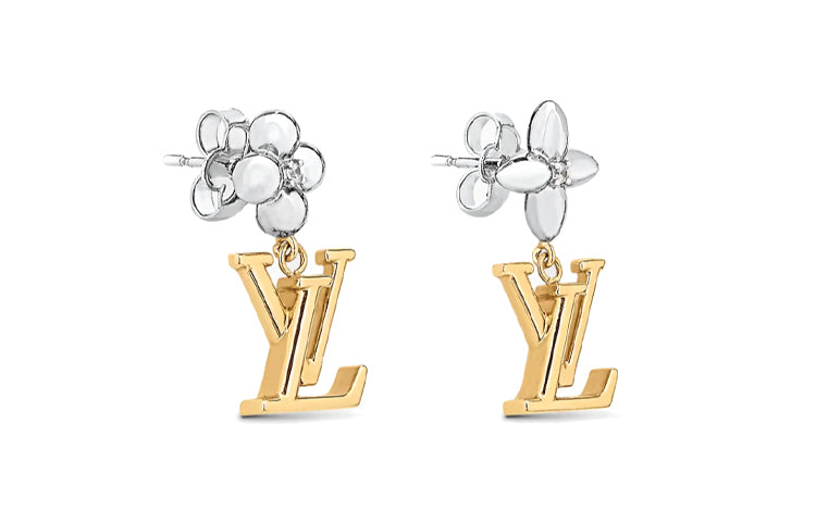 LOUIS VUITTON Lv Iconic Flower Earrings