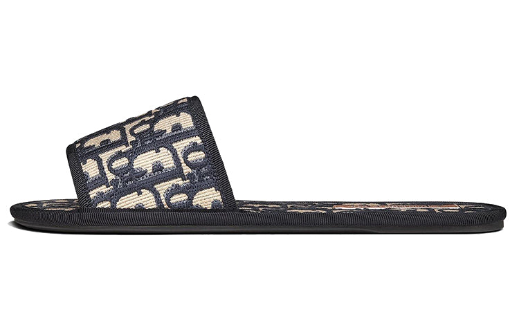 DIOR Chez Moi Sandals Deep Blue Women's