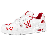 LOUIS VUITTON Lv Trainer Sneakers 'White Red'