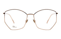 DIOR Eyeglass Frames Women's Rose Gold
