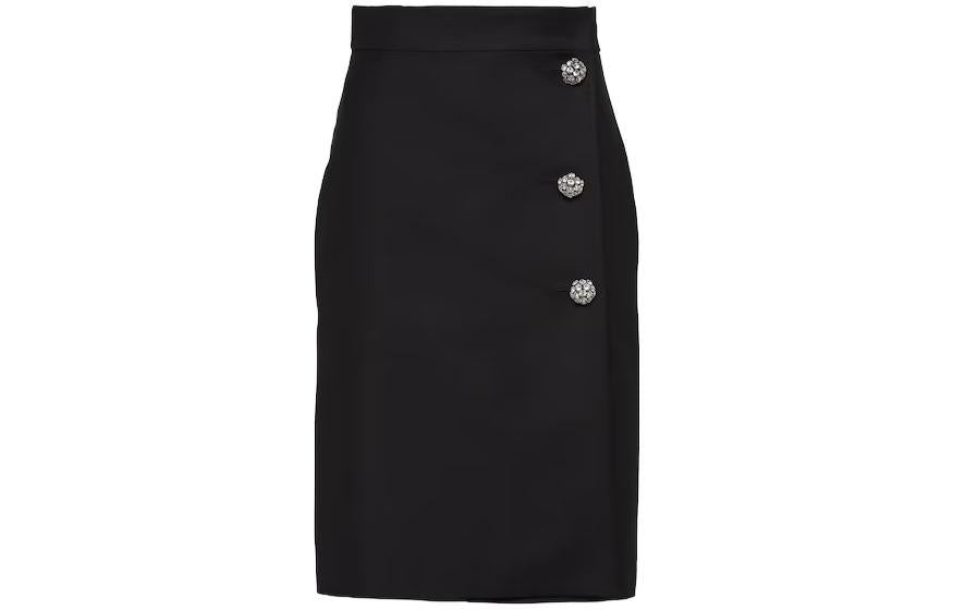 PRADA Casual Short Skirts Women's Black
