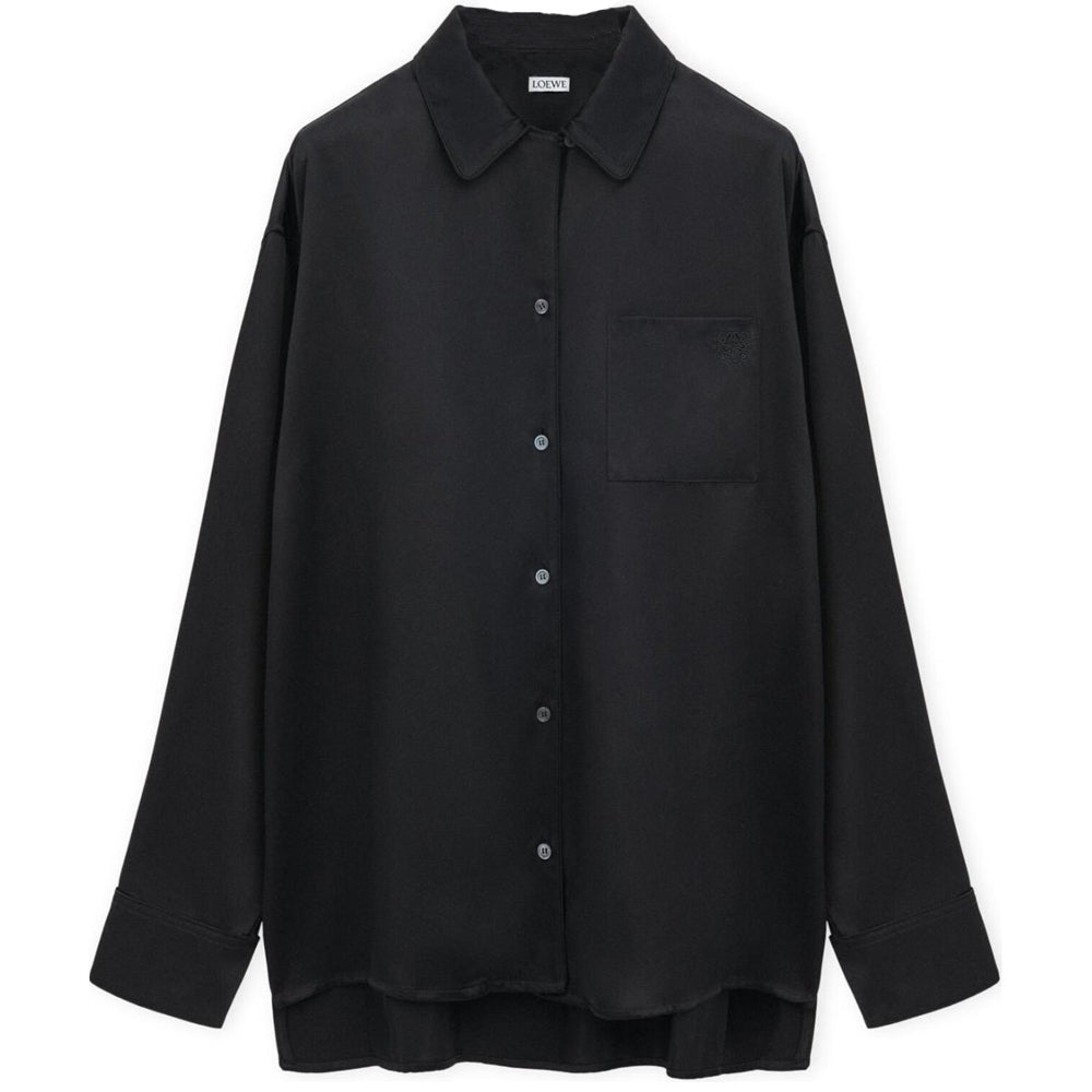 LOEWE SS25 Women's Pre Selection Collection Pajama Top Women's Black