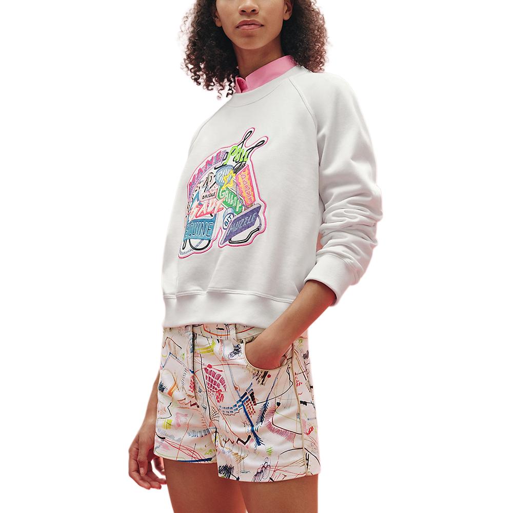 HERMES Sweatshirts Women's White
