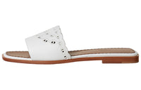 HERMES Chaine D'Ancre Odor-Resistant Slide Slippers Women's White
