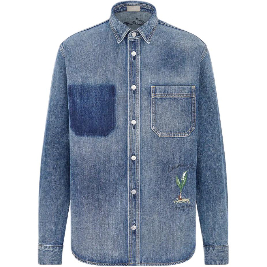 DIOR SS24 Denim Jacket Men's Blue