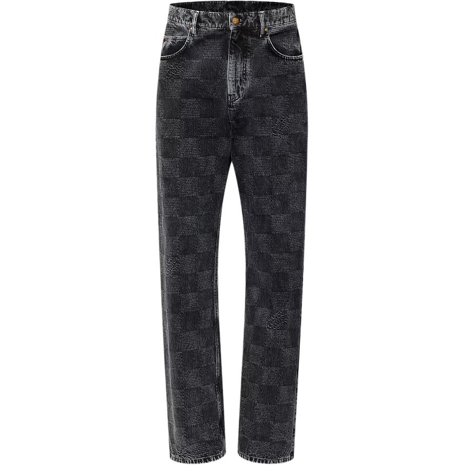 LOUIS VUITTON 57th Street Nyc Damier Denim Skate Pants