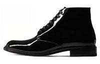 SAINT LAURENT Vaughn Ankle Leather Boots