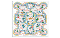 HERMES Silk Scarves Women's White