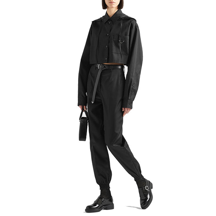 PRADA Crop Tops Women's Black