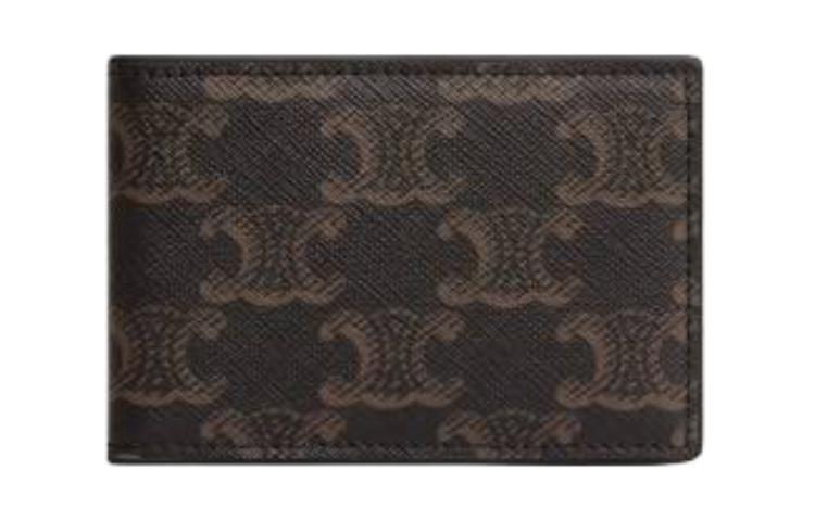 CELINE Canvas Wallet Men's Umber