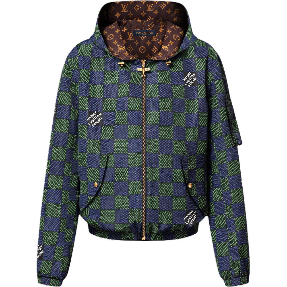 LOUIS VUITTON Damier Reversible Windbreaker