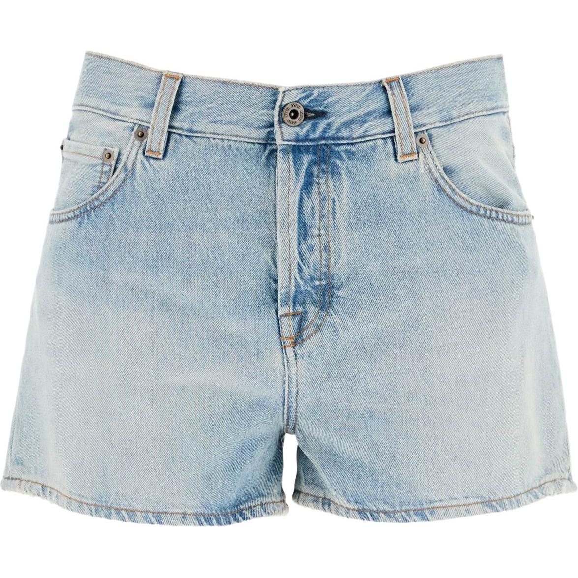 MIU MIU Denim Shorts Women's Blue