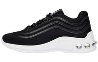MIU MIU Cushioning Anti-Slip And Wear-Resistant Low-Top Casual Shoes Women's Black White