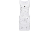 PRADA Embroidered Sleeveless Mini Dress