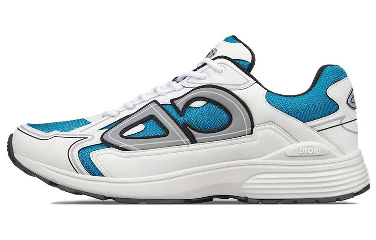 DIOR B30 Blue Mesh White Technical Fabric