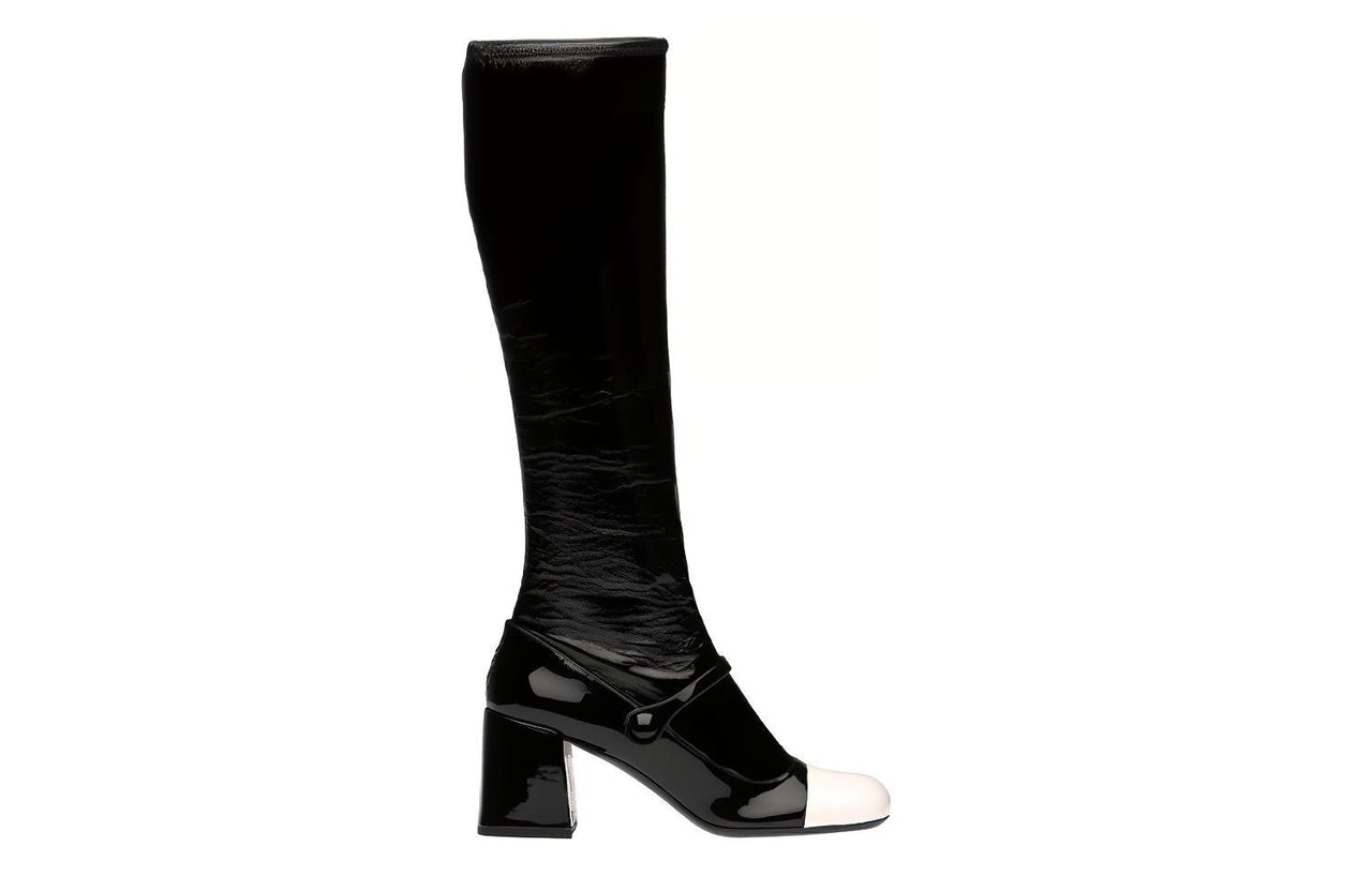 MIU MIU Knee high Boots Women's Black