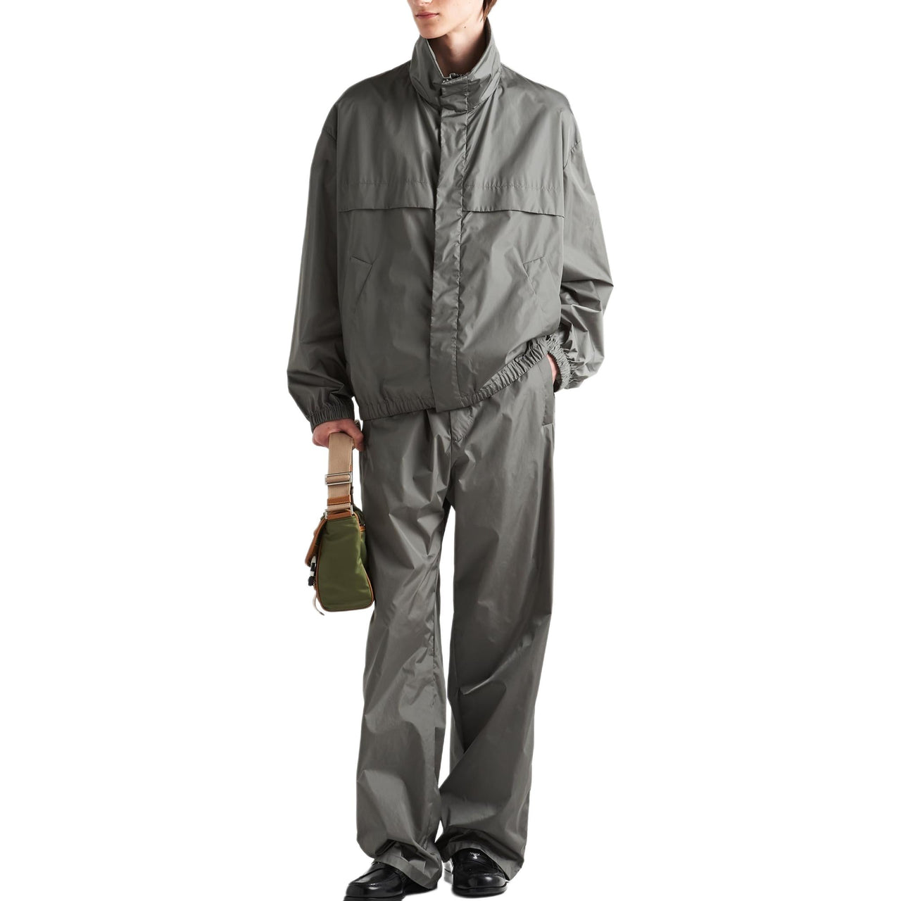 PRADA Jackets & Coats Men's Gray