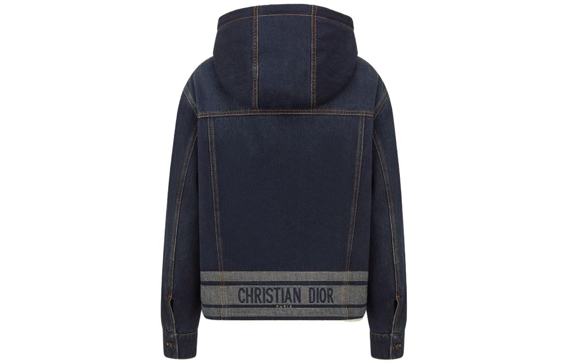 DIOR Denim Jacket Women's Denim Blue