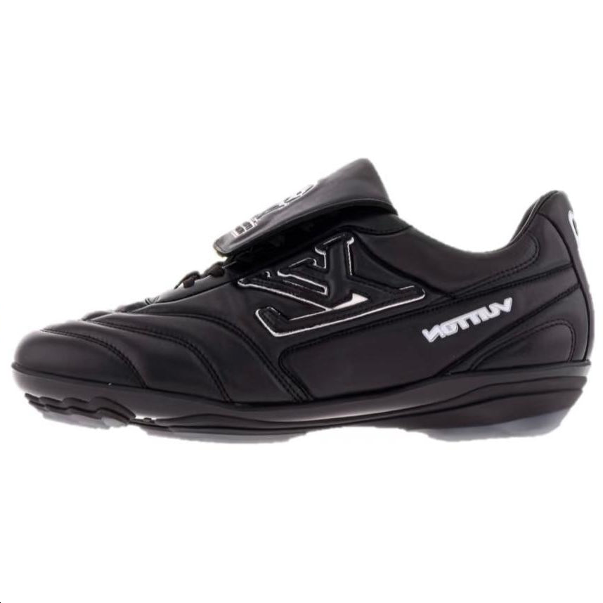 LOUIS VUITTON Footprint Soccer Low-Top Casual Shoes Men's Black