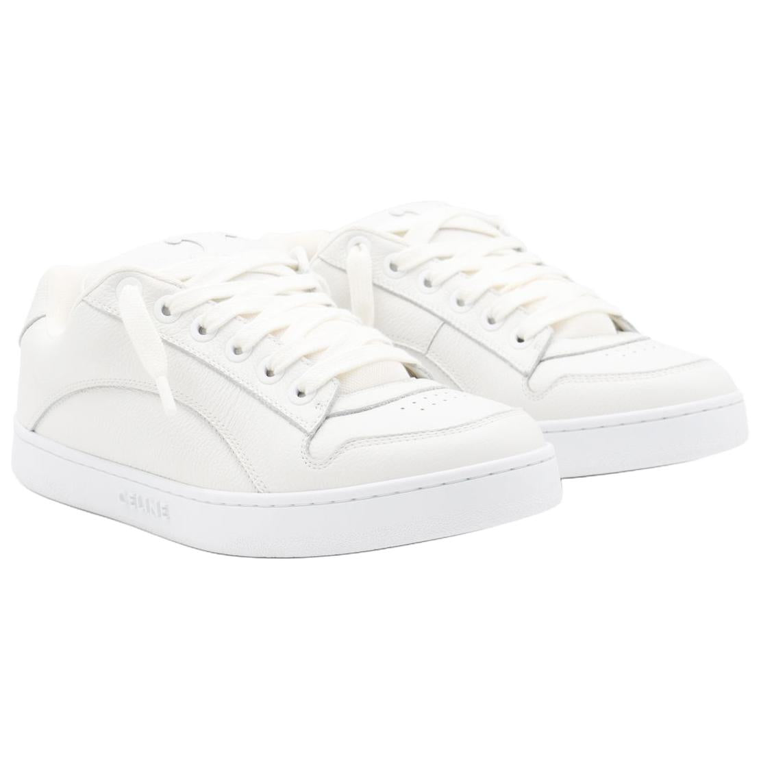 CELINE Low Top Skateboard Shoes Men's White