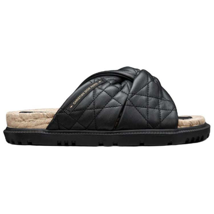 DIOR Dtwist Slide Slippers Women's Black