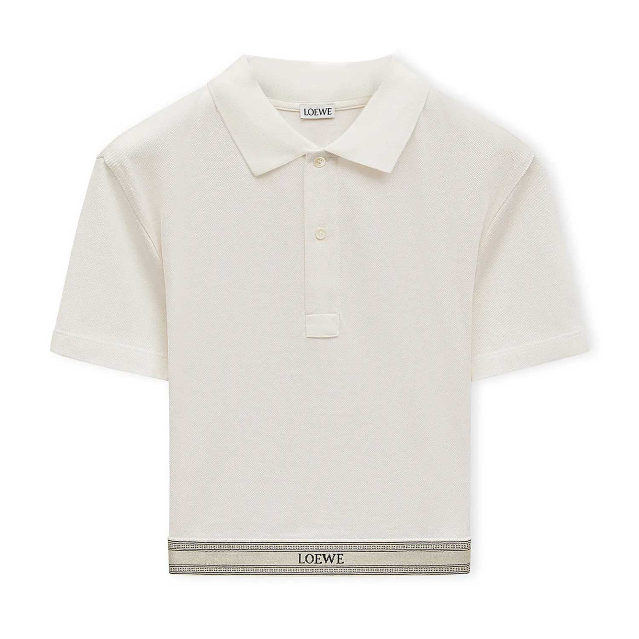 LOEWE FW24 Polo Shirt Women's White