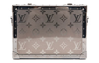 LOUIS VUITTON Clutch Box Monogram Titanium Silver